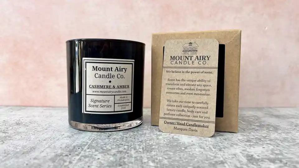 Candle: Cashmere & Amber