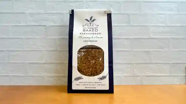 Crispbread: Lemon & Rosemary Knekkebrod